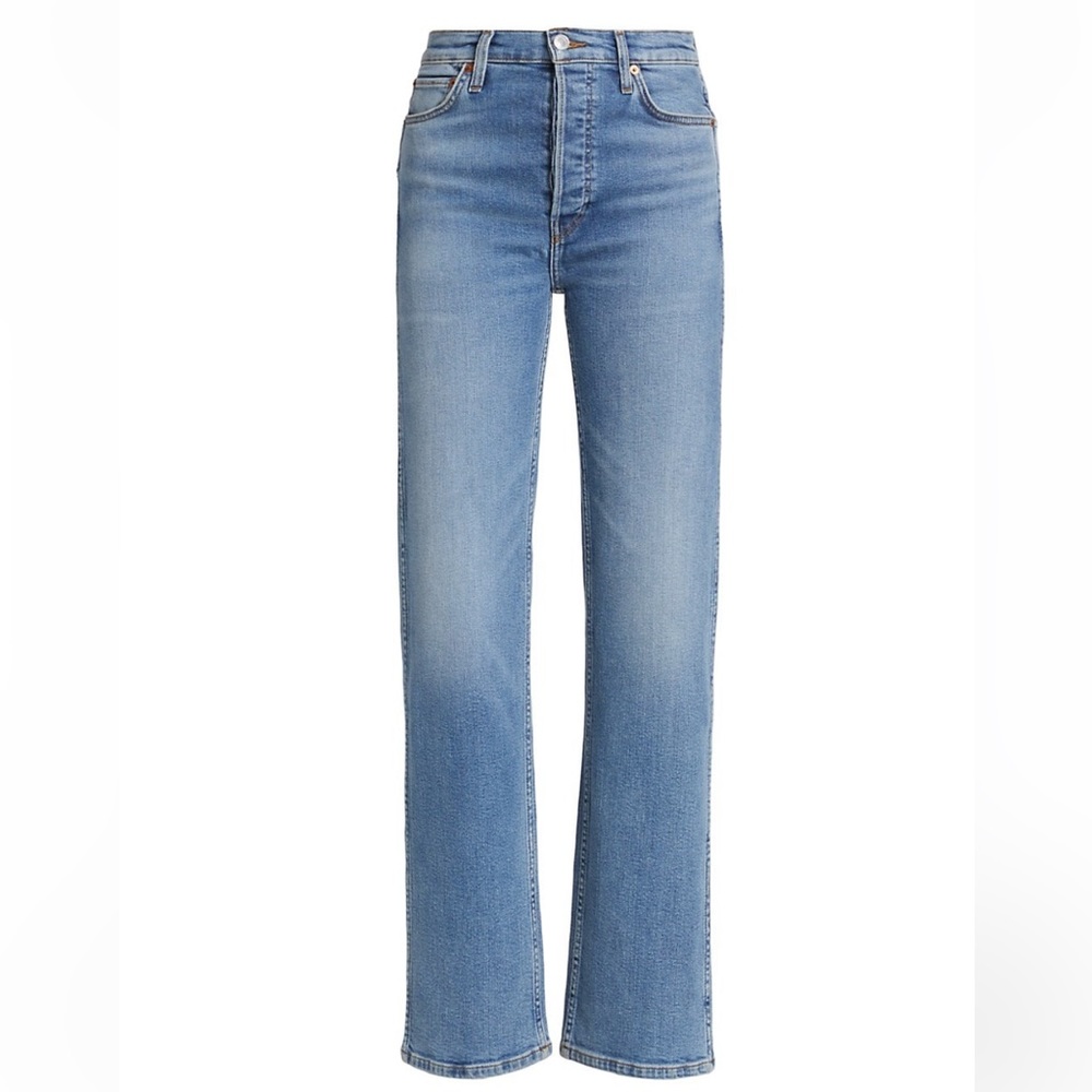 Re/Done 90’s High Rise loose jean in Rio Fade - Picture 5 of 9